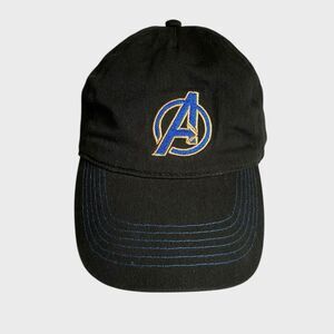 Marvel Avengers Snapback Hat Black Embroidered One Size Baseball Cap Summer